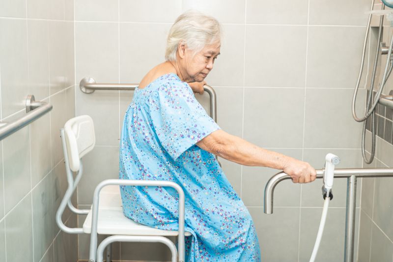 Disability Shower Installation detail